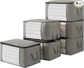 Large Storage Bags, Clothes Storage Bins Foldable Closet Organizers Storage by Fasolara