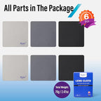 Microfiber Cleaning Cloths, 6 Pack 8x8 Inch Large Glasses Cloth, Cleaning Cloth - Image 7