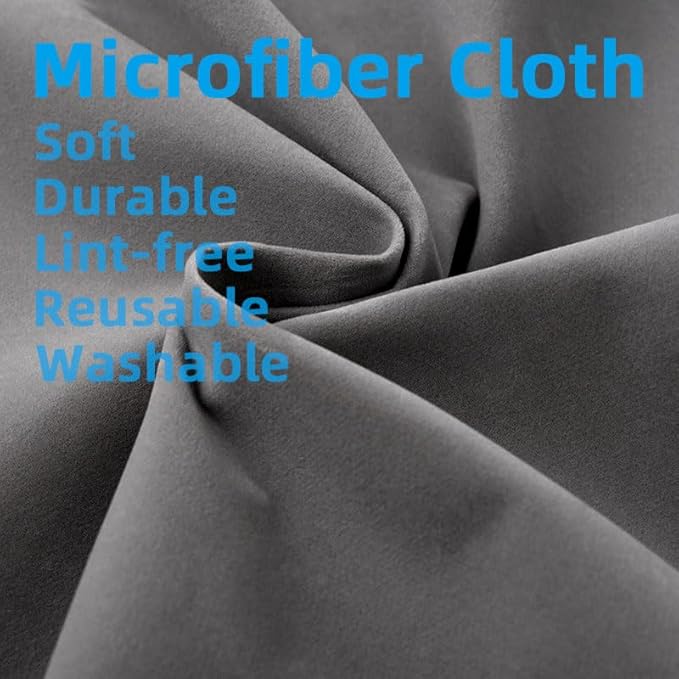 12 Pack Microfiber Gun Cleaning Cloth, Reusable Microsuede Cleaning/Polishing - Image 3