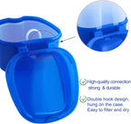 2 Pack Denture Bath Case Dental False Teeth Holder - Image 4