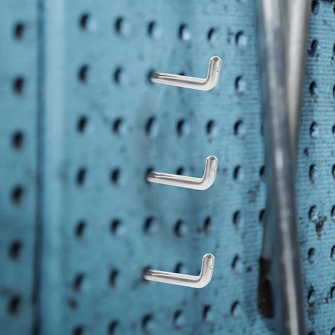 Garneck 12Pcs Metal Display Pegboard Hooks Cabinet Display Tool Hook - Image 4