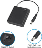 4PCS 4 AA Battery Holder with Switch 6V Battery Case Box Holder with Cover 4X - Image 3
