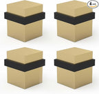 Mega Handles Square Floor Door Stopper, Quickly Installed Wall Protector Stopper by MegaHandles