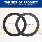RQYEKDO 2PC Kitchen Sink Strainer Gasket Seal Rings, Fits Standard 3-1/2 inch - Image 4