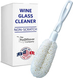 Flute and Stemware Wine Glass Cleaning Brush by THEFRYOILSAVERCOMPANY