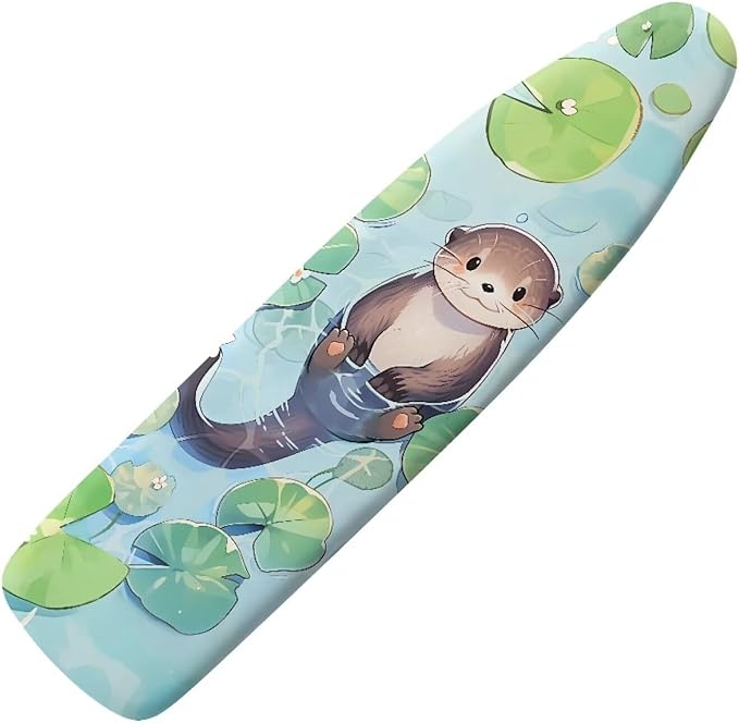 Cute Otter Ironing Board Covers Heavy-Duty Fabric Non Slip Padded Ironing Board by Unknown