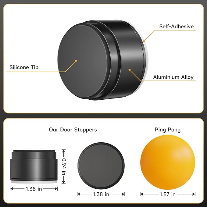 12PCS Door Stoppers for Wall Protector - Image 4