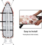 Pink Flower Cat Ironing Board Cover Cover Heat-Reflective Scorch Resistant Home - Image 4