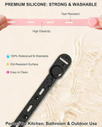 OneLeaf Reusable Silicone Cable Ties, Soft Cord Bundlers - Image 3