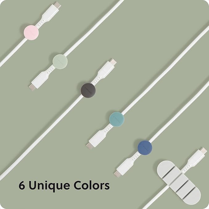 U Brands Adhesive Cord Organizers, Office Desk Accessories, Office Supplies - Image 6