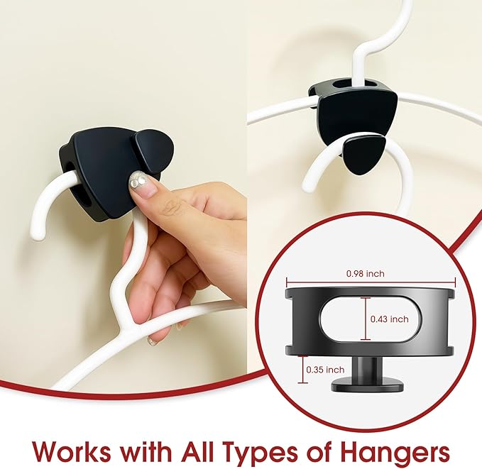 Space Saving Hanger Hooks 30Pcs, Upgrade Heavy Duty Space Saver Hangers - Image 4