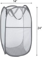 Mesh Pop up Laundry Hamper, Collapsible - Image 3
