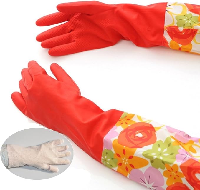 Kitchen Rubber Cleaning Gloves - Image 4