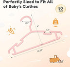 Kids Plastic Hangers, Baby Clothes Hangers - Image 2