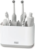 EasyStore™ Large Light Gray Toothbrush Holder by JosephJoseph