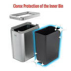 Clorox Slim Open Trash Can - Image 4
