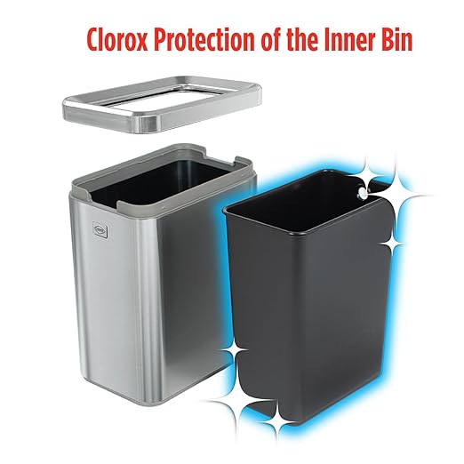 Clorox Slim Open Trash Can - Image 4