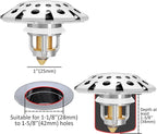Bathroom Sink Stopper, Sink Hair Catcher, Bathroom Sink Drain Strainer Pop Up - Image 3