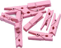 100pcs/Set Mini Colored Wooden Clips by Unknown