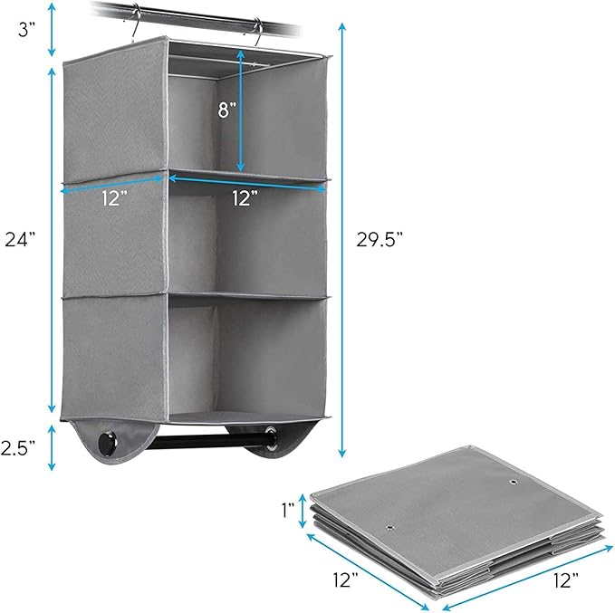 HOLDN’ STORAGE Hanging Closet Organizer - Image 3