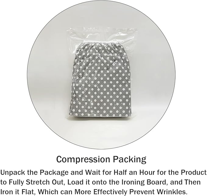 Ironing Board Cover and Pad Standard Size 15 x 54, 3 Pairs of Hook and Loop - Image 6