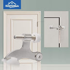 HOMOTEK 3 Pack Hinge Pin Satin Nickel Door Stopper, Adjustable Deluxe Heavy - Image 6
