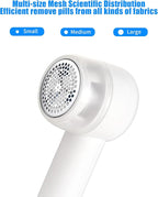 Lint Remover, Fabric Shaver for Clothes, Electric Lint Shaver Rechargeable - Image 3