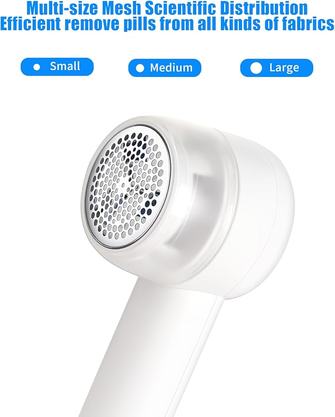Lint Remover, Fabric Shaver for Clothes, Electric Lint Shaver Rechargeable - Image 3