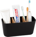 Toothbrush Holders for Bathrooms, Bamboo Tooth Brush Holder by Heagoale