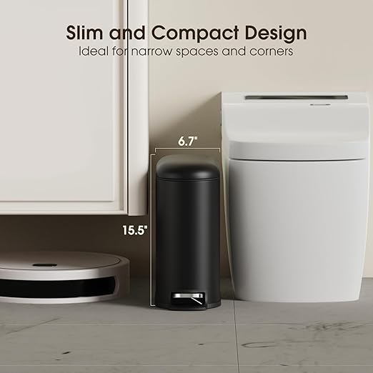 CEROELDA Small Bathroom Trash Can - Image 3