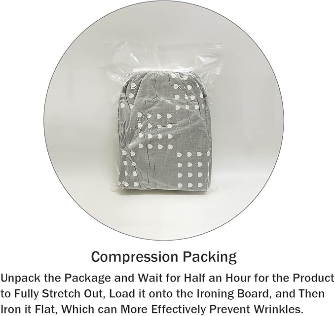 Ironing Board Cover and Pad Standard Size 15 x 54, 3 Pairs of Hook and Loop - Image 6