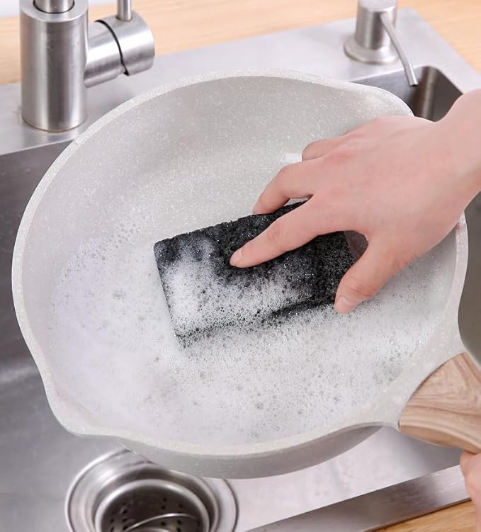 6 - Pack Non-Scratch Scrub Sponges - Sponges - Image 7