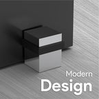 Mega Handles Square Floor Door Stopper, Quickly Installed Wall Protector Stopper - Image 4