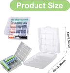 10 Pcs Clear Plastic Cell Battery Storage Case Holder Box, AA/AAA Cell Battery - Image 2