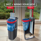 O-Cedar H2prO Flat Mop System | Quick Cleaning Tool | Clean - Image 3