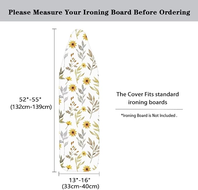 Floral and Sunflowers Ironing Covers - Image 6