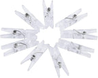 Aylifu Mini Clear Plastic Pegs, 200 Pieces Multi-Functional Mini Transparent - Image 5
