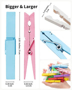 Clothes Pins Wooden Clothespins, Heavy Duty Outdoor Large Pegs 3.55 Inch 50 Pack - Image 5