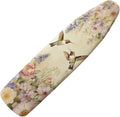 Purple Bird Flowers Ironing Board Cover Stretchy Extra Wide Table Top Ironing by Pzuqiu