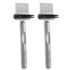 2Pcs Hair Brush Cleaning Tool 2-in-1 Comb Cleaner - Image 8