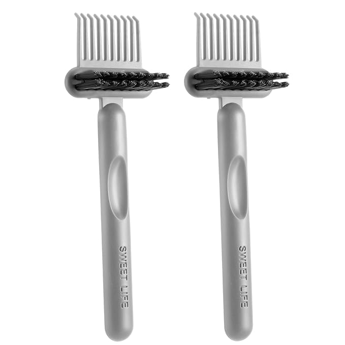 2Pcs Hair Brush Cleaning Tool 2-in-1 Comb Cleaner - Image 8