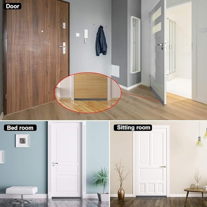 Suptikes 2 Pack Door Draft Stopper，Door Sweep - Image 5