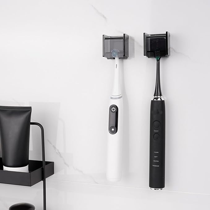 2 PCS Toothbrush Holder Wall Mounted - Image 6