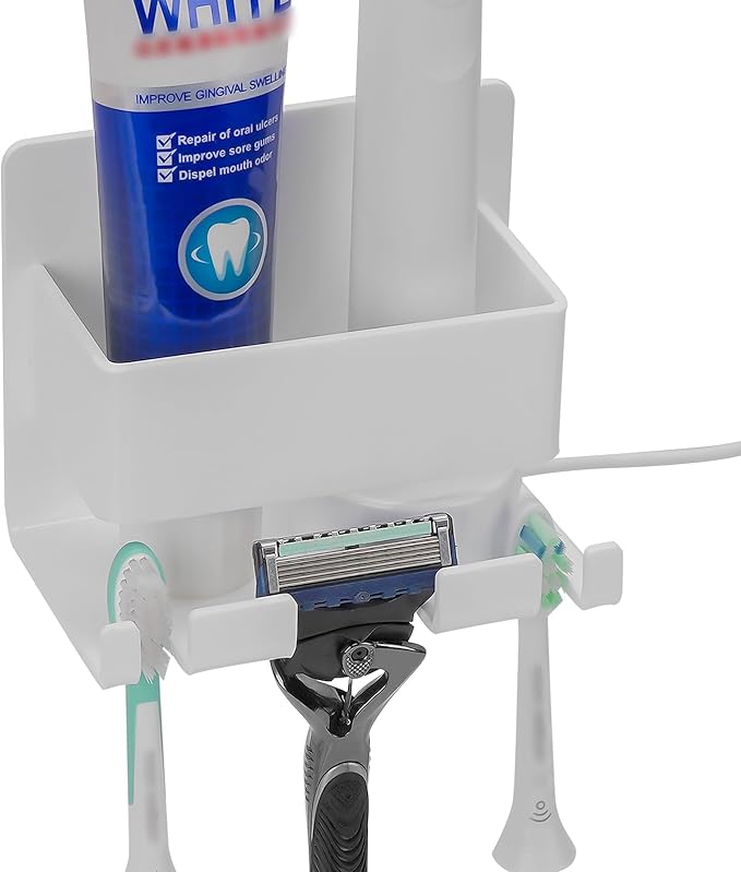 Electric Toothbrush Holder Wall Mounted, Electric Toothbrush Cord Organizer - Image 5