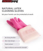 PACIFIC 2 Pairs Reusable Rubber Gloves - Image 2
