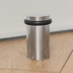 NYCO - Floor Door Stopper Chrome Door Stop - Classy Solid Steel Modern Heavy - Image 2