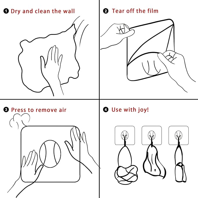 Heavy Duty Adhesive Wall Hooks - Image 6