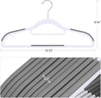 Coat Hangers 30 Pack, Plastic Clothes Hangers Non Slip - Image 2