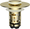 Hibbent Upgraded 3 in 1 Bathroom Sink Drain Strainer, Universal Pop Up Stopper by Hibbent