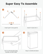 SOLEDI Slim Laundry Hamper - Image 9